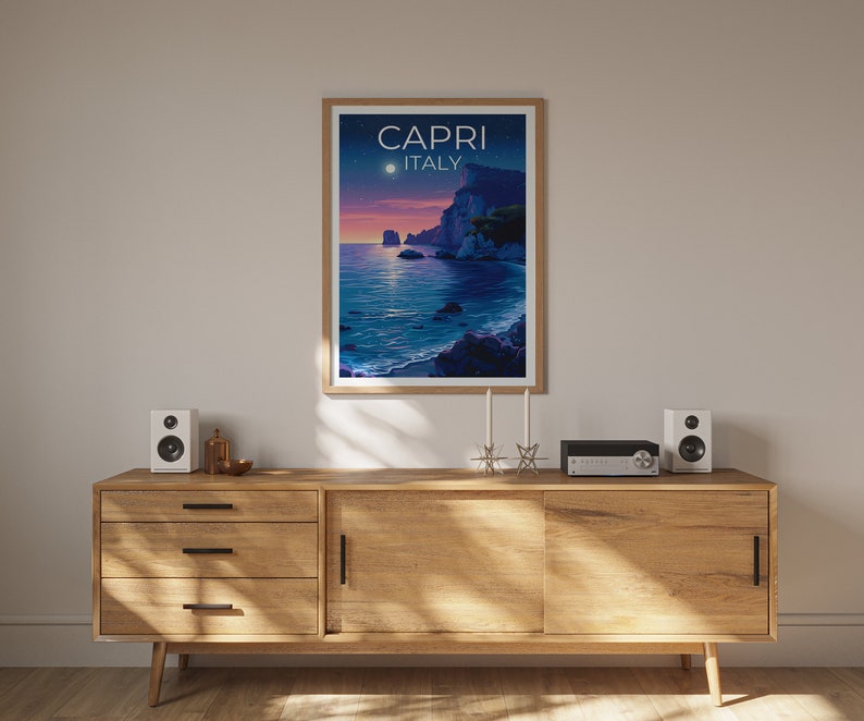 Capri Poster, Capri Print, Italy Poster, Italy Print, Capri Travel Poster, Italy Art, Capri Art