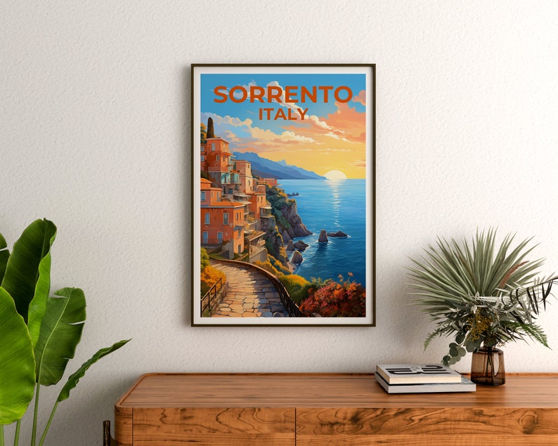 Sorento Poster, Italy Print, Italy Art, Sorrento Print, Italy Coast Poster, Italy Poster, Sorrento Gift