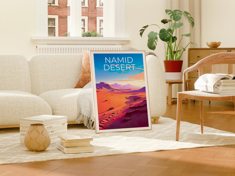 Namid Desert Poster, Namid Desert Print, Africa Poster, Africa Print, Namid Desert Travel Poster, Africa Art, Namid Desert Art