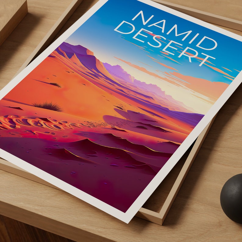 Namid Desert Poster, Namid Desert Print, Africa Poster, Africa Print, Namid Desert Travel Poster, Africa Art, Namid Desert Art