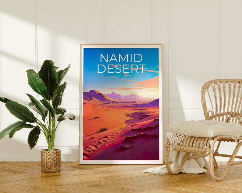 Namid Desert Poster, Namid Desert Print, Africa Poster, Africa Print, Namid Desert Travel Poster, Africa Art, Namid Desert Art
