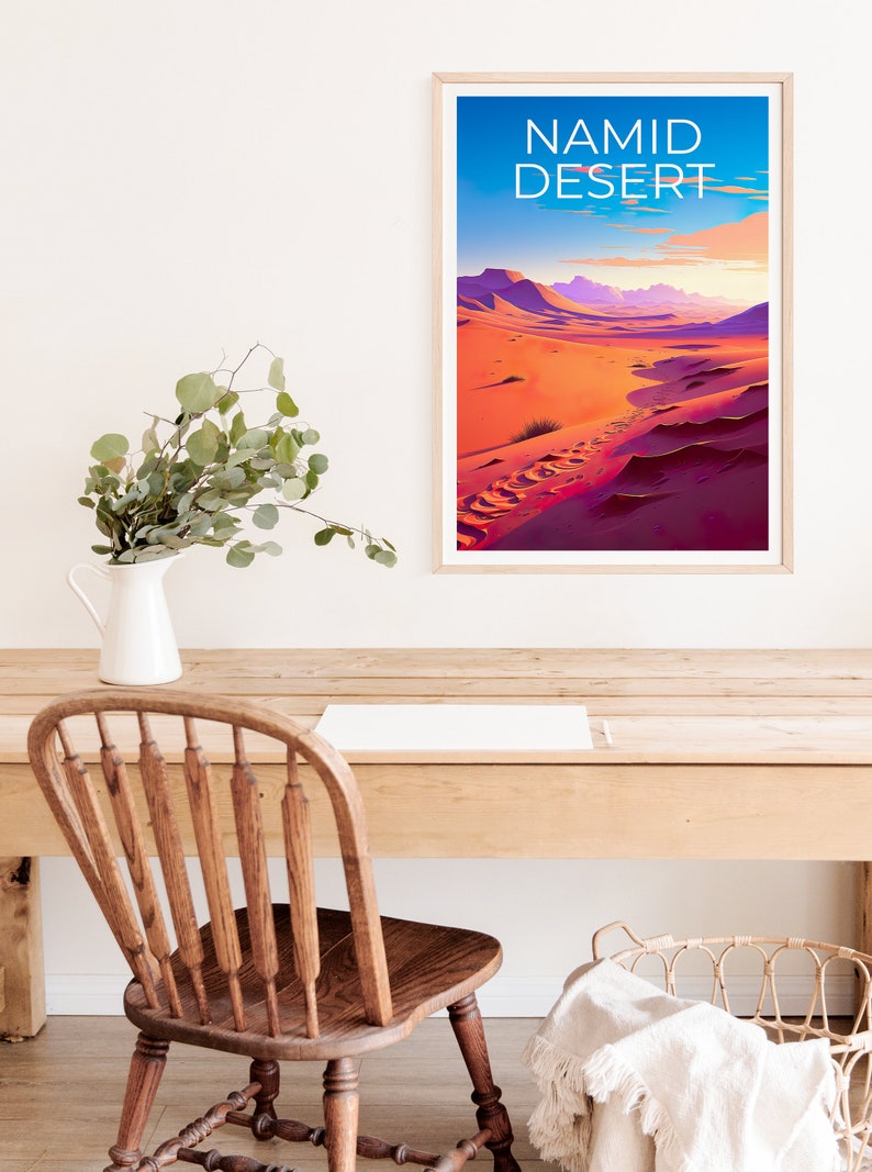 Namid Desert Poster, Namid Desert Print, Africa Poster, Africa Print, Namid Desert Travel Poster, Africa Art, Namid Desert Art