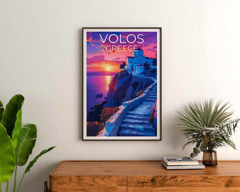Volos Poster, Greece Print, Greece Poster, Volos Print, Volos Travel Poster, Greece Art, Volos Art