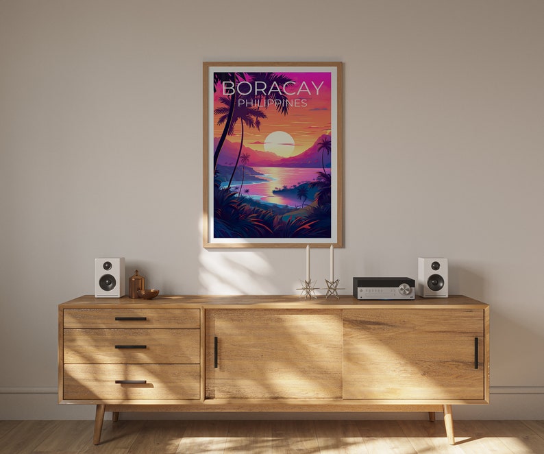 Boracay Travel Poster, Philippines Wall Art, Philippines Print, Boracay Poster, Philippines Poster, Beach Poster, Boracay Art