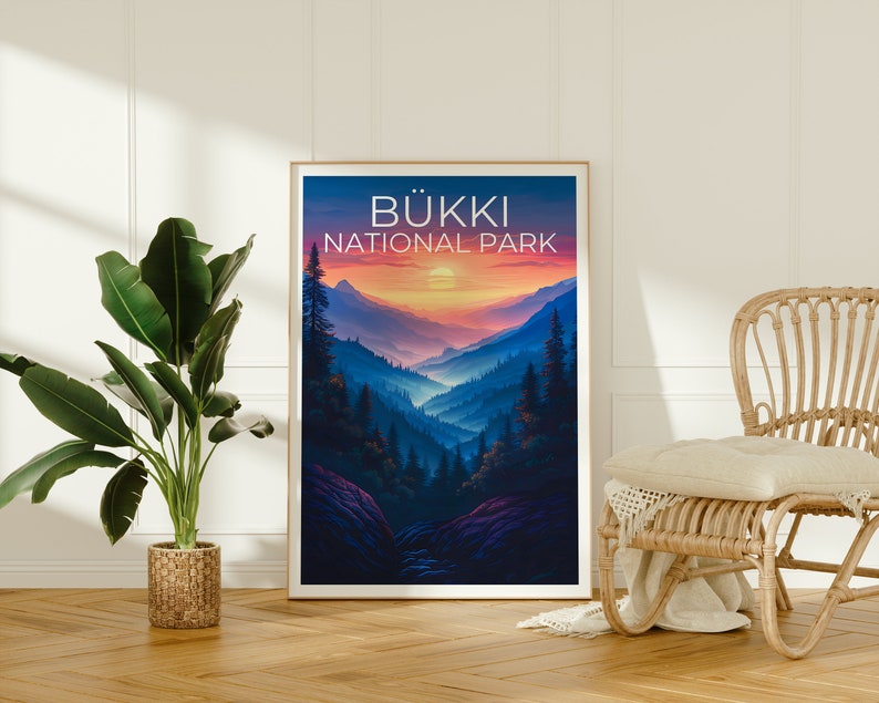 Bükki National Park Poster, Hungary Print, Hungary Poster, Forest Poster, Mountain Poster, Hungary Art, Hiking Poster