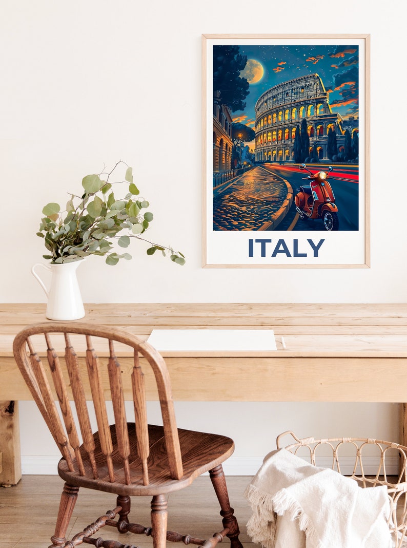Italy Poster, Italy Print, Rome Poster, Rome Print, Italy Travel Poster, Colosseum Art, Colosseum Poster