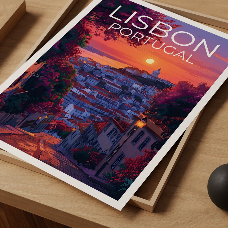 Lisbon Poster, Lisbon Print, Portugal Poster, Portugal Print, Lisbon Travel Poster, Europe Poster, Lisbon Art