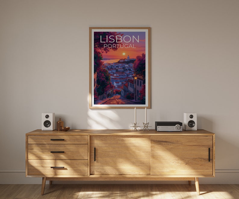 Lisbon Poster, Lisbon Print, Portugal Poster, Portugal Print, Lisbon Travel Poster, Europe Poster, Lisbon Art