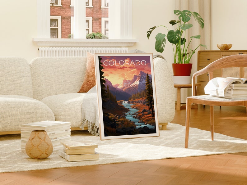 Colorado Travel Poster, Rockies Poster, Rockies Print, Colorado Poster, Rocky Mountains Poster, Rockies Poster, Colorado Print