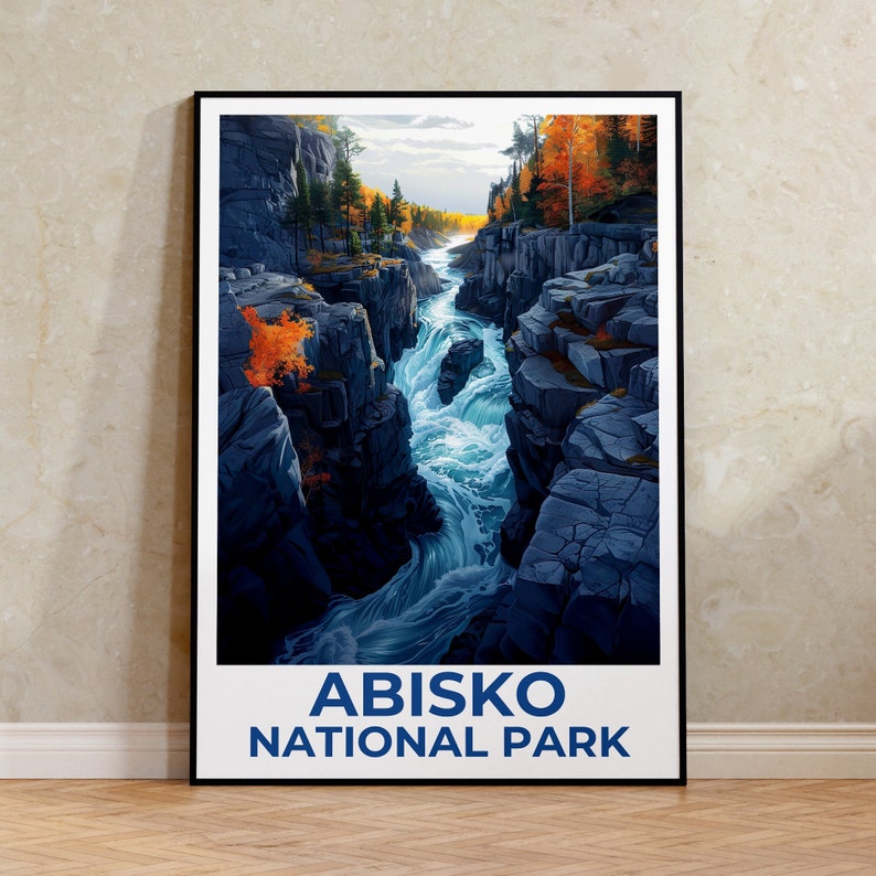 Abisko National Park Poster, Abisko Park Print, Sweden Art, Sweden Print, Abisko Travel Poster, Sweden Poster, Abisko Gift