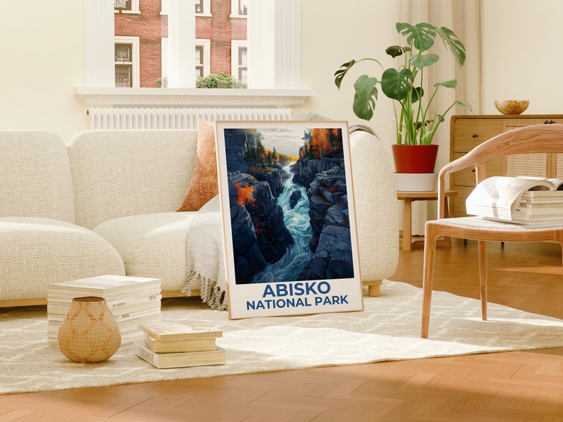 Abisko Nationalpark Poster, Abisko Park Druck, Schweden Kunst, Schweden Druck, Abisko Reiseposter, Schweden Poster, Abisko Geschenk