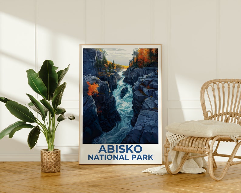 Abisko National Park Poster, Abisko Park Print, Sweden Art, Sweden Print, Abisko Travel Poster, Sweden Poster, Abisko Gift