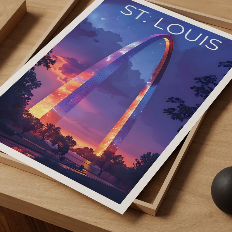 St. Louis Poster, St. Louis Print, Gateway Arch Poster, Gateway Arch Print, St. Louis Arch Poster, Gateway Arch Art, St. Louis Art