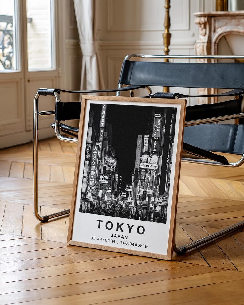 Tokyo Poster, Japan Travel Print, Asia Art, Tokyo Photo Poster, City Poster, Scenic Wall Art, Home Decor, Birthday Gift