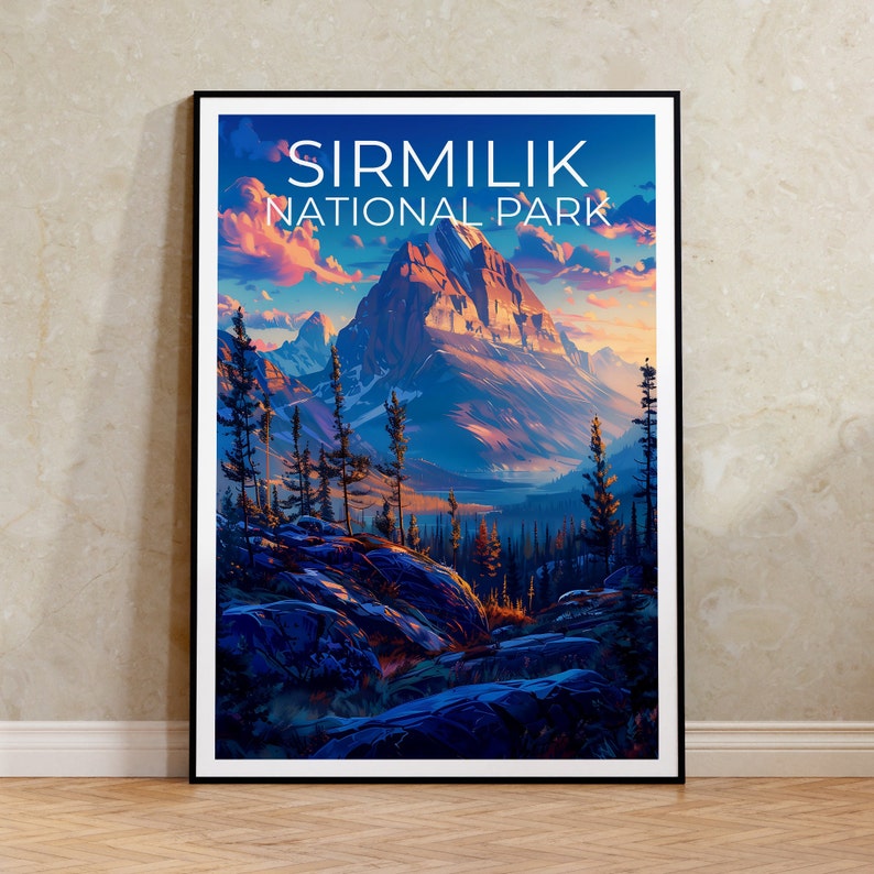 Sirmilik National Park Poster, Sirmilik Print, Canada Poster, Canada Print, Sirmilik Travel Poster, Canada Art, Sirmilik Art