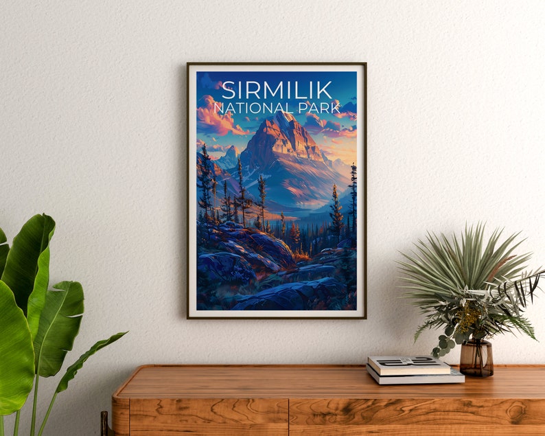 Sirmilik National Park Poster, Sirmilik Print, Canada Poster, Canada Print, Sirmilik Travel Poster, Canada Art, Sirmilik Art
