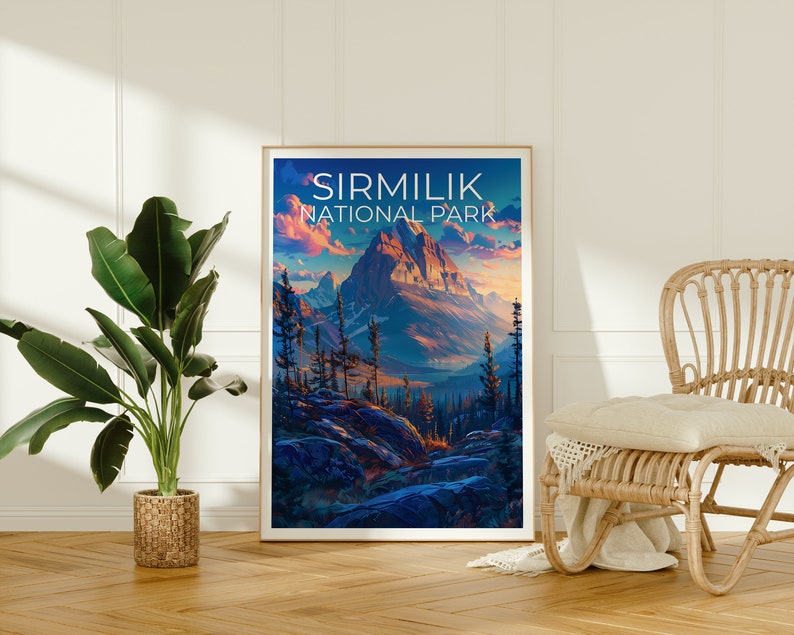 Sirmilik National Park Poster, Sirmilik Print, Canada Poster, Canada Print, Sirmilik Travel Poster, Canada Art, Sirmilik Art