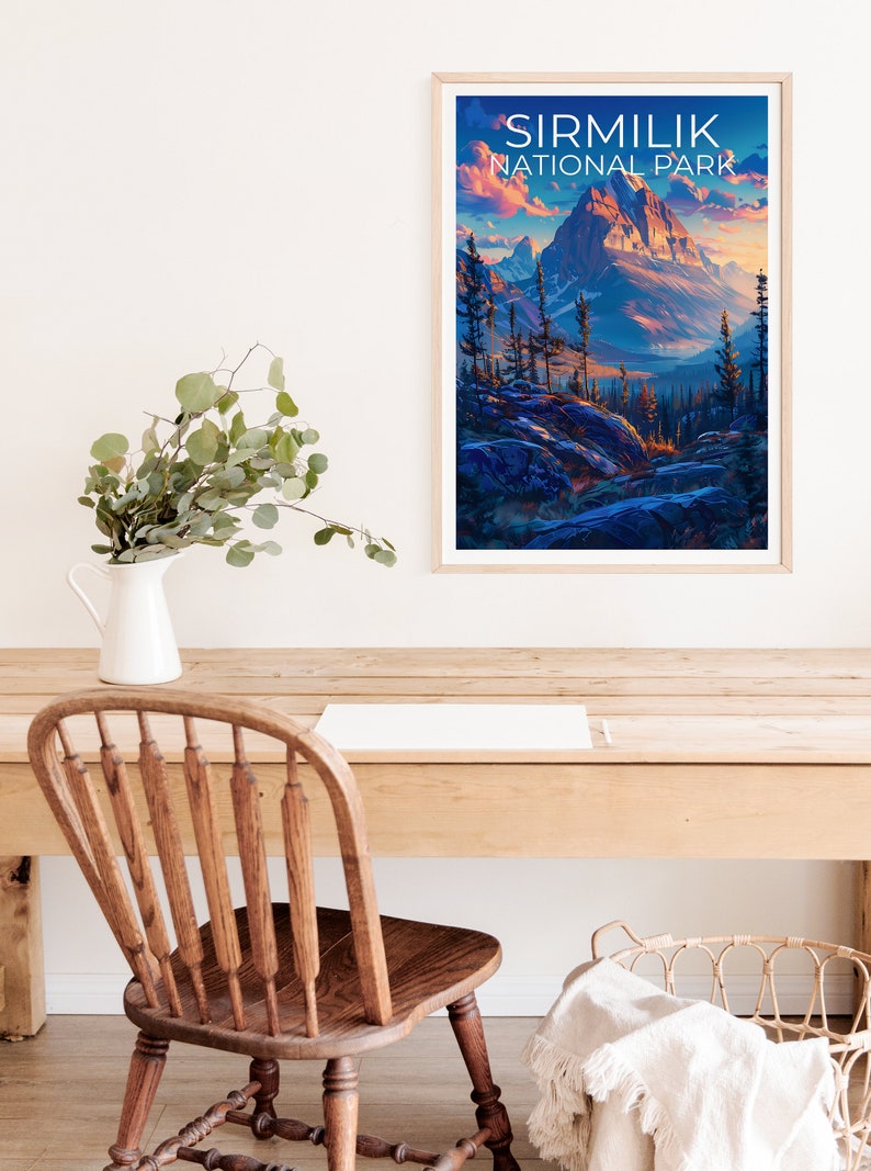 Sirmilik National Park Poster, Sirmilik Print, Canada Poster, Canada Print, Sirmilik Travel Poster, Canada Art, Sirmilik Art