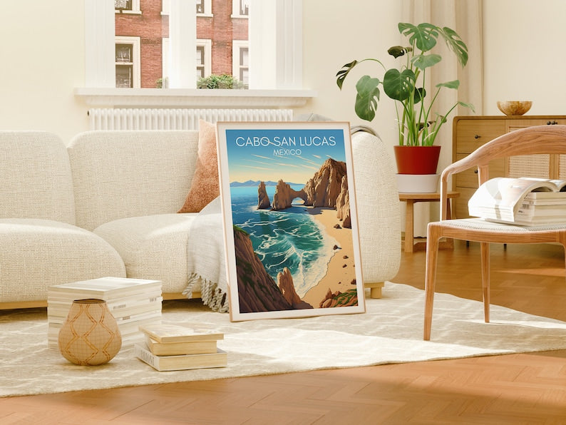 Cabo San Lucas Poster, Mexico Wall Art, Mexico Print, Cabo San Lucas Poster, Beach Poster, Nature Poster, Mexico Art