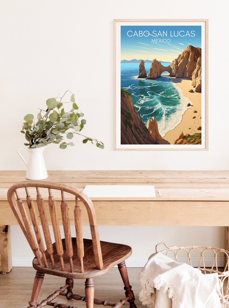 Cabo San Lucas Poster, Mexico Wall Art, Mexico Print, Cabo San Lucas Poster, Beach Poster, Nature Poster, Mexico Art