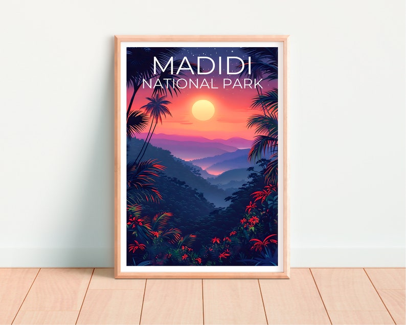 Madidi National Park Poster, Madidi Print, Bolivia Poster, Bolivia Print, Madidi Park Poster, Forest Poster, Bolivia Art