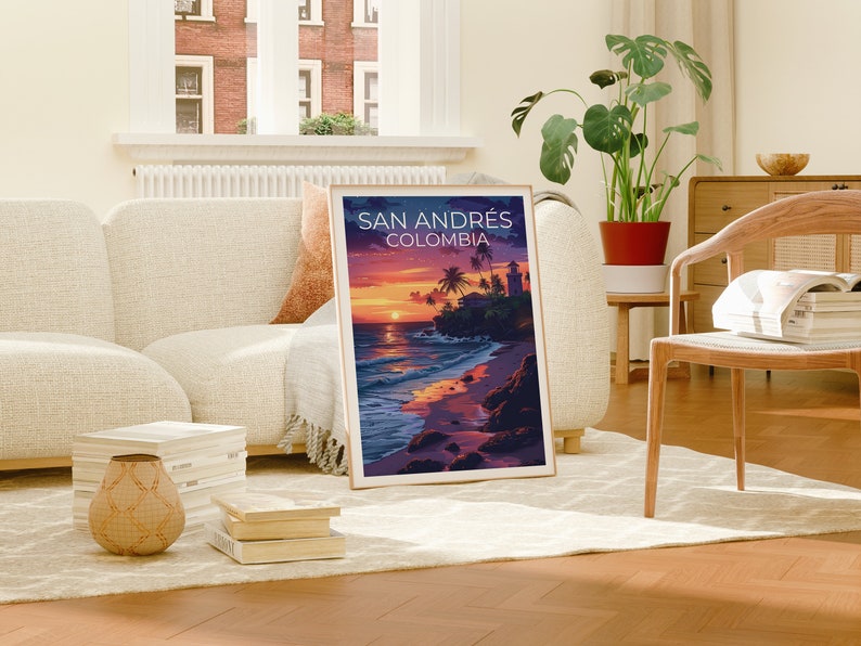 San Andrés Poster, San Andrés Print, Colombia Poster, Colombia Print, San Andres Poster, Tropical Island Poster, San Andres Art