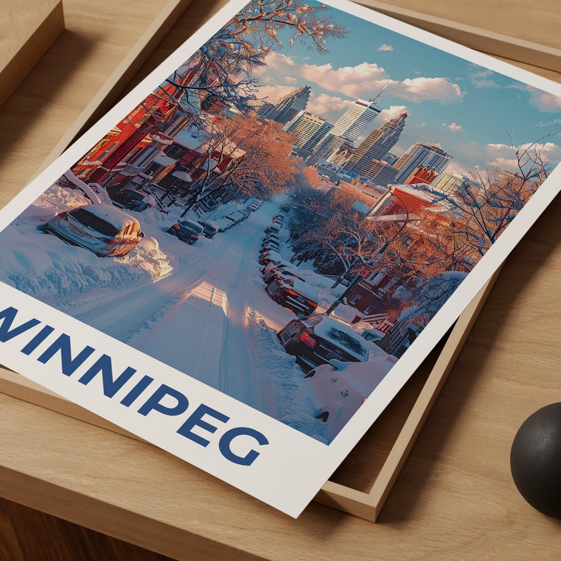 Winnipeg Poster, Winnipeg Print, Canada Poster, Canada Print, Winnipeg Travel Poster, Manitoba Poster, Winnipeg Art