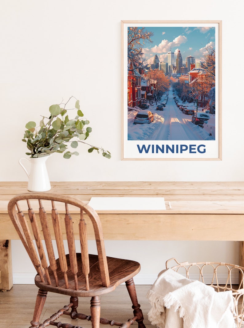 Winnipeg Poster, Winnipeg Print, Canada Poster, Canada Print, Winnipeg Travel Poster, Manitoba Poster, Winnipeg Art