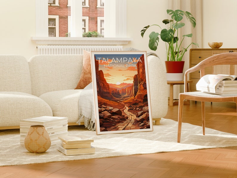Talampaya Travel Poster, Argentina Wall Art, Argentina Print, Talampaya Poster, Argentina Poster, Nature Poster, Talampaya Art