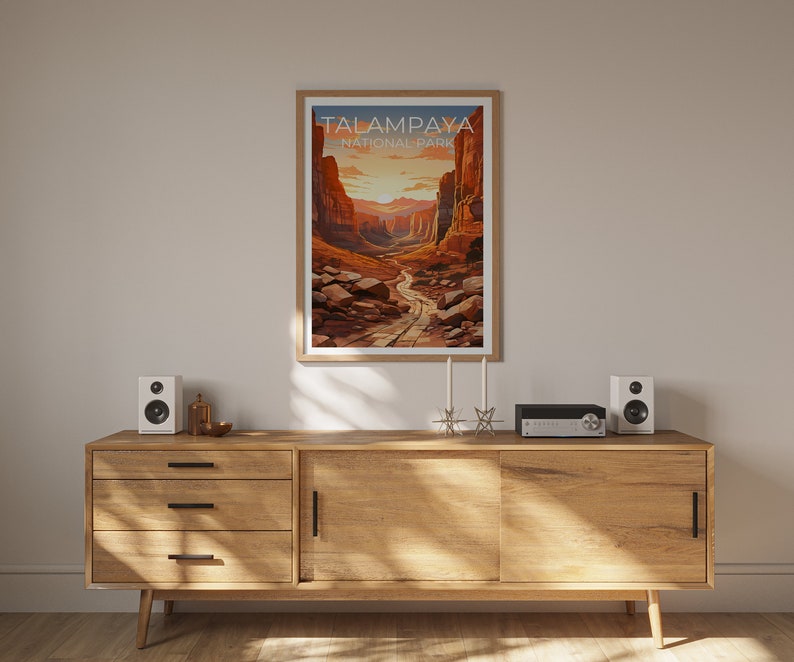 Talampaya Travel Poster, Argentina Wall Art, Argentina Print, Talampaya Poster, Argentina Poster, Nature Poster, Talampaya Art