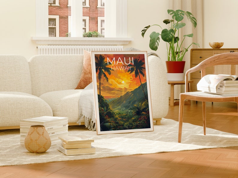 Maui Poster, Maui Print, Hawaii Poster, Hawaii Print, Maui Travel Poster, Hawaii Art, Hawaii Gift