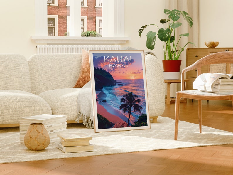 Kauai Poster, Kauai Print, Hawaii Poster, Hawaii Print, Kauai Travel Poster, Hawaii Art, Kauai Gift