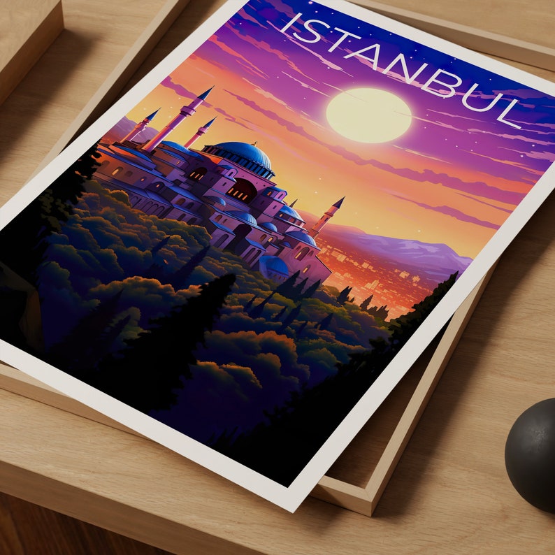 Istanbul Poster, Istanbul Print, Turkey Poster, Turkey Print, Istanbul Travel Poster, Hagia Sofia Poster, Hagia Sofia Print