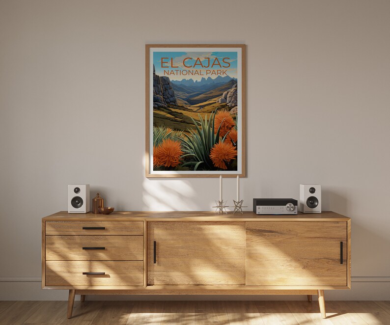 El Cajas National Park Poster, Ecuador Print, Ecuador Art, El Cajas Print, Ecuador  Poster, El Cajas Art