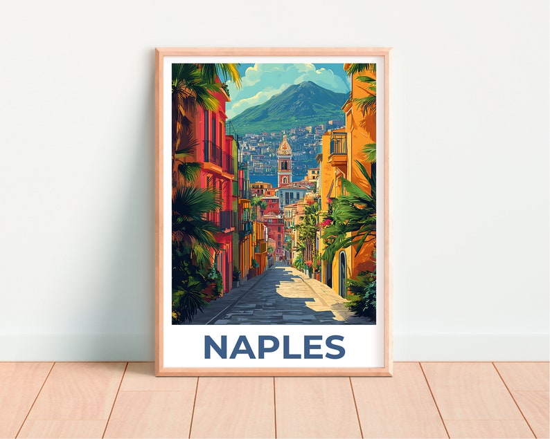 Naples Poster, Naples Print, Italy Poster, Italy Print, Naples Travel Poster, Italy Art, Naples Art