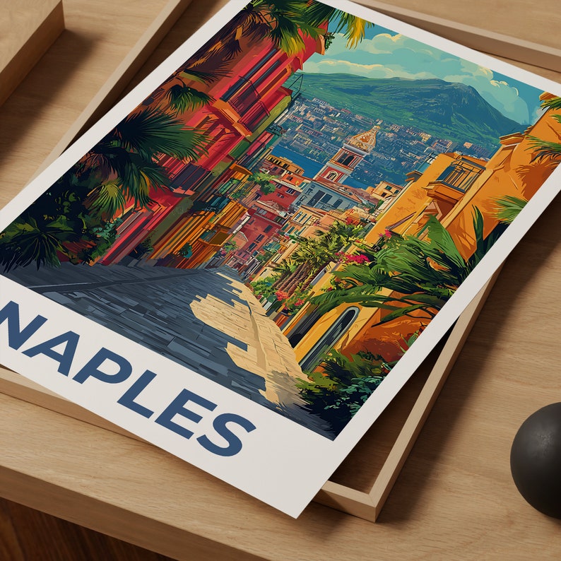 Naples Poster, Naples Print, Italy Poster, Italy Print, Naples Travel Poster, Italy Art, Naples Art