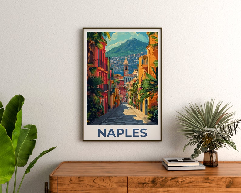 Naples Poster, Naples Print, Italy Poster, Italy Print, Naples Travel Poster, Italy Art, Naples Art