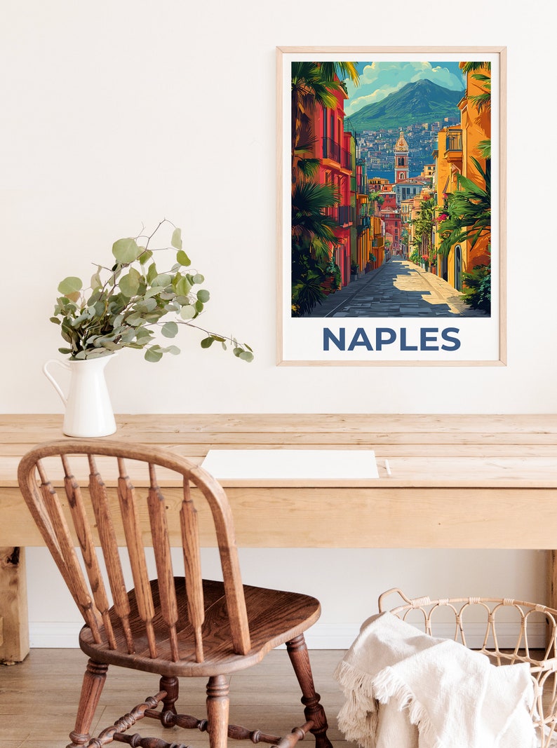 Naples Poster, Naples Print, Italy Poster, Italy Print, Naples Travel Poster, Italy Art, Naples Art