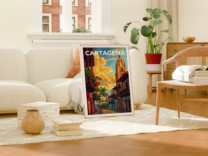 Cartagena Poster, Cartagena Print, Colombia Poster, Colombia Print, Cartagena Poster, Colombia Art, Colombia Gift
