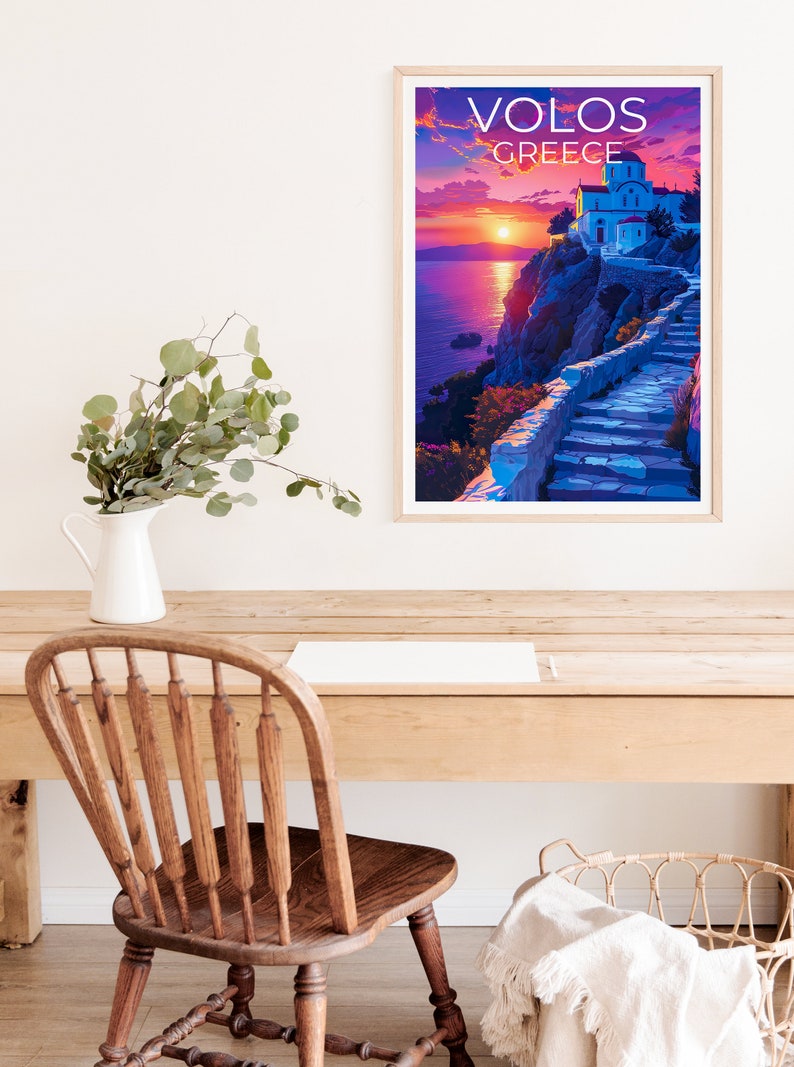 Volos Poster, Greece Print, Greece Poster, Volos Print, Volos Travel Poster, Greece Art, Volos Art