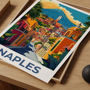 Naples Poster, Naples Print, Italy Poster, Italy Print, Naples Travel Poster, Italy Art, Naples Art