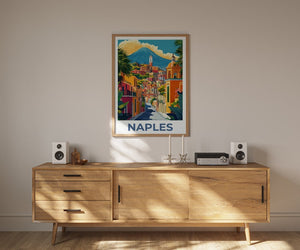 Naples Poster, Naples Print, Italy Poster, Italy Print, Naples Travel Poster, Italy Art, Naples Art