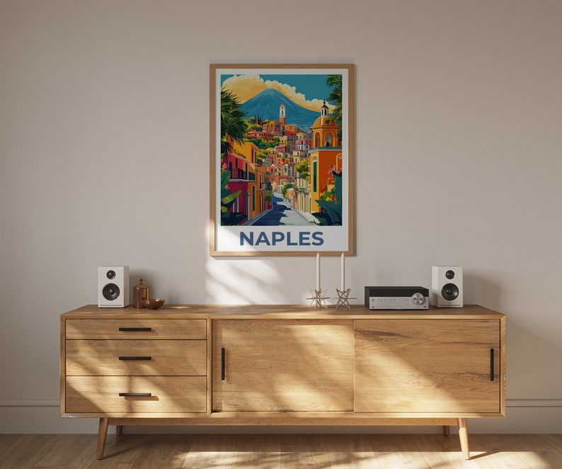 Naples Poster, Naples Print, Italy Poster, Italy Print, Naples Travel Poster, Italy Art, Naples Art