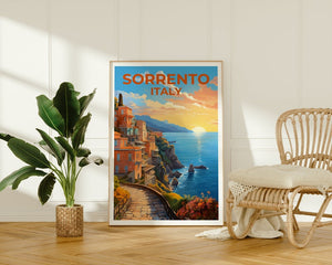 Sorento Poster, Italy Print, Italy Art, Sorrento Print, Italy Coast Poster, Italy Poster, Sorrento Gift