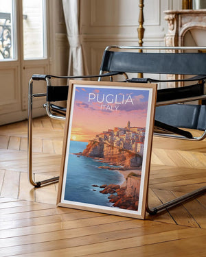 Puglia Italy Poster - European Vacation Gift Idea