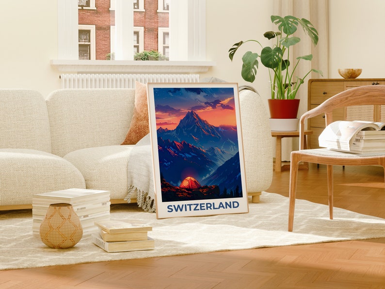 Switzerland Poster, Switzerland Print, Swiss Alps Poster, Swiss Alps Print, Switzerland Travel Poster, Europe Poster, Switzerland Art