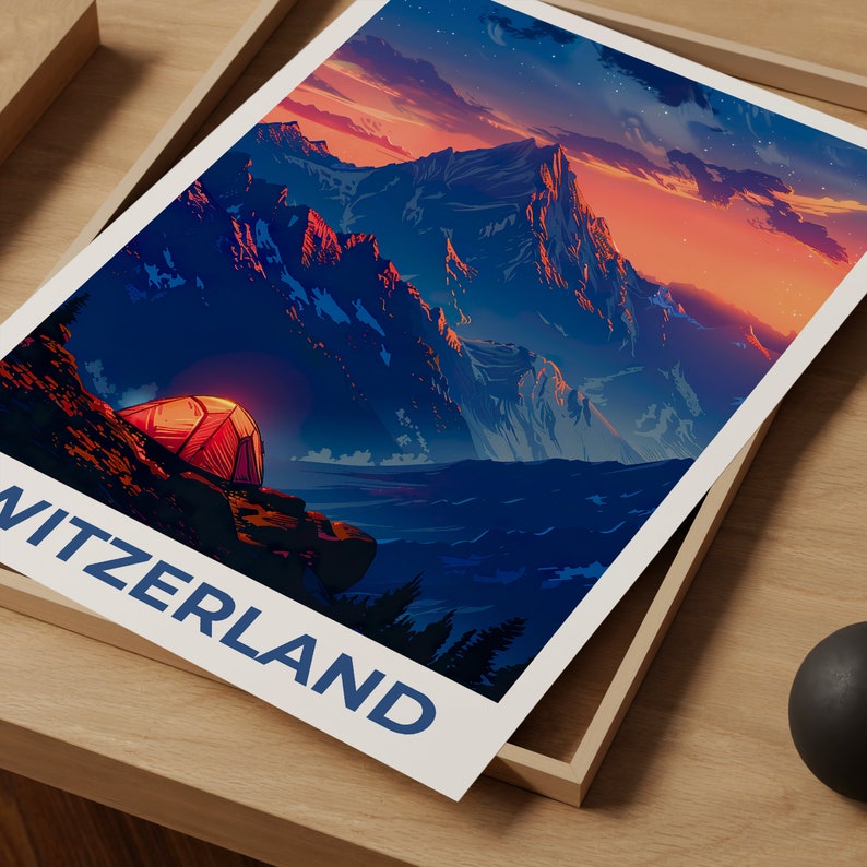 Switzerland Poster, Switzerland Print, Swiss Alps Poster, Swiss Alps Print, Switzerland Travel Poster, Europe Poster, Switzerland Art