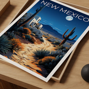 Affiche du Nouveau-Mexique, Impression du Nouveau-Mexique, Art Pueblo, Impression Pueblo, Affiche de voyage du Nouveau-Mexique, Affiche Pueblo du Nouveau-Mexique, Art mural du Nouveau-Mexique