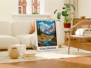 Colorado Poster, Arapaho Print, Mountain Art, Colorado Print, Rocky Mountains Poster, Colorado Gift, Travel Gift
