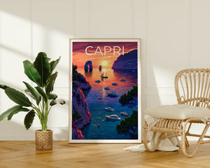 Capri Poster, Capri Print, Italy Poster, Italy Print, Capri Travel Poster, Italy Art, Capri Art